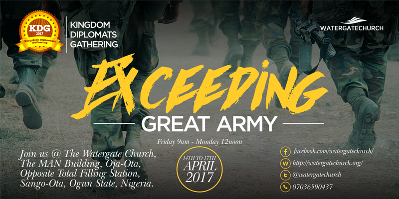 KINGDOM DIPLOMATS GATHERING (KDG 2017) - EXCEEDING GREAT ARMY