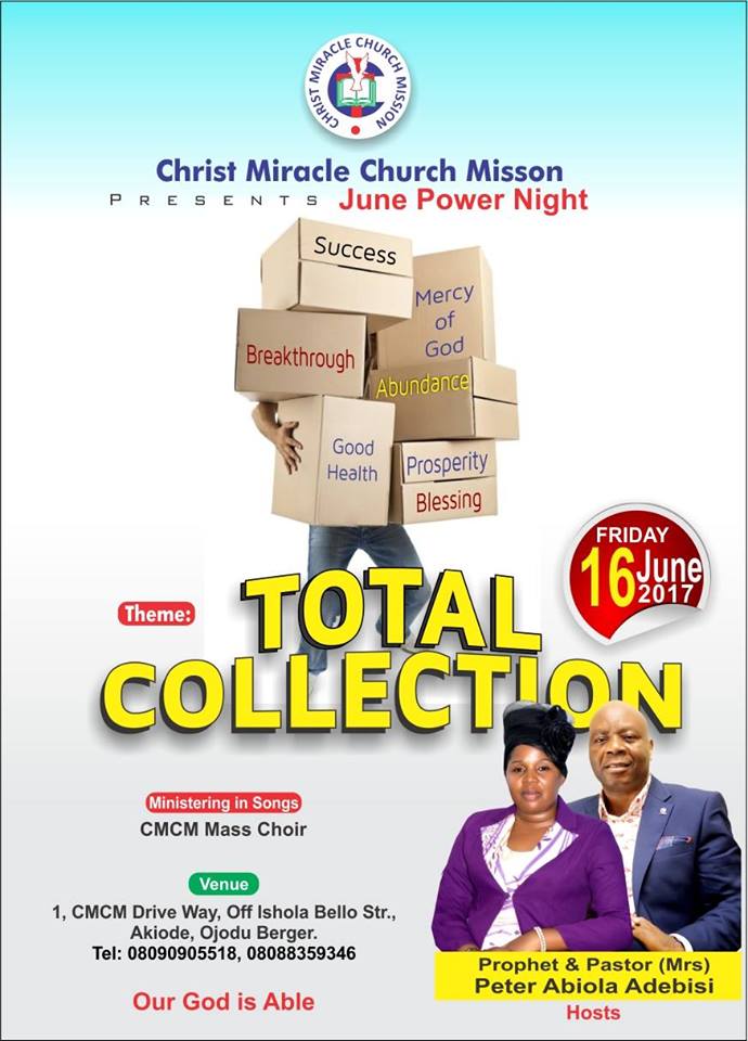 CHRIST MIRACLE CHURCH MISSION WORLDWIDE