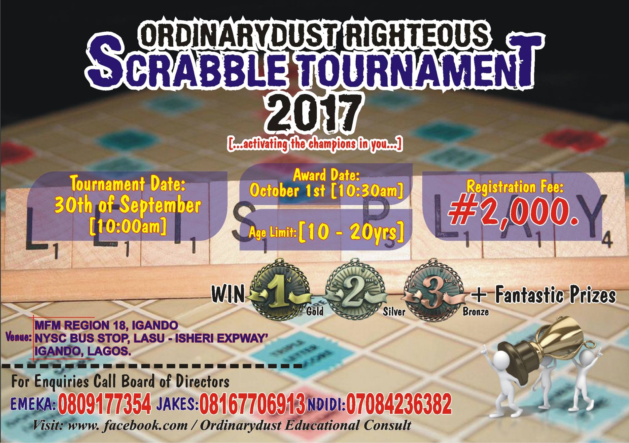 MFM Inter-Regional Scrabble Tournament