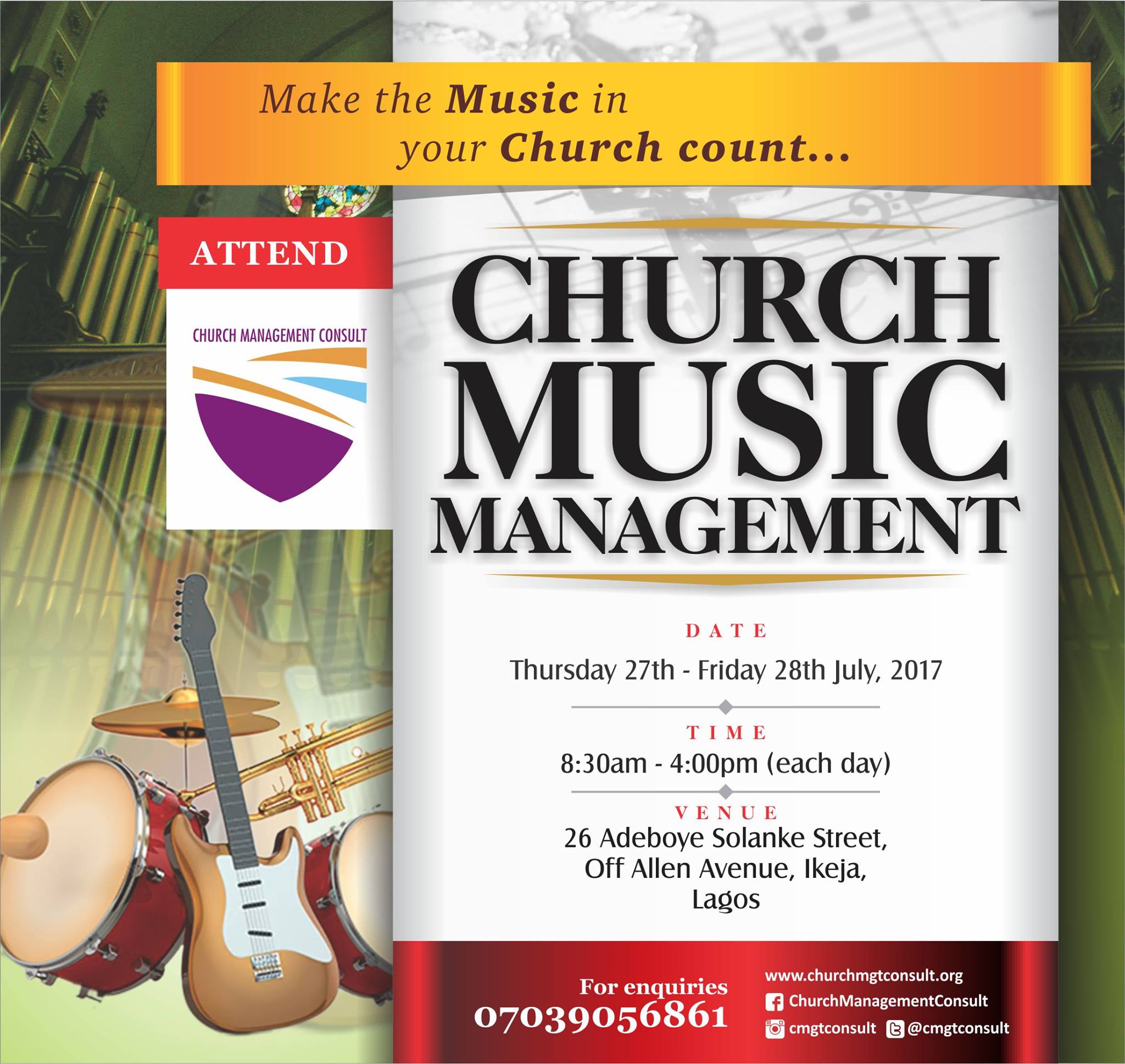 Church Music Management Workshop