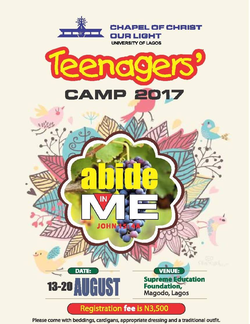 Teenagers' Camp 2017