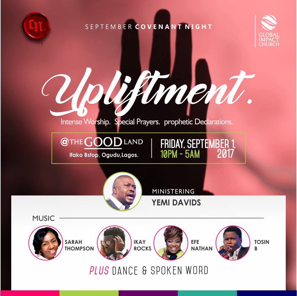 Upliftment - September Covenant Night