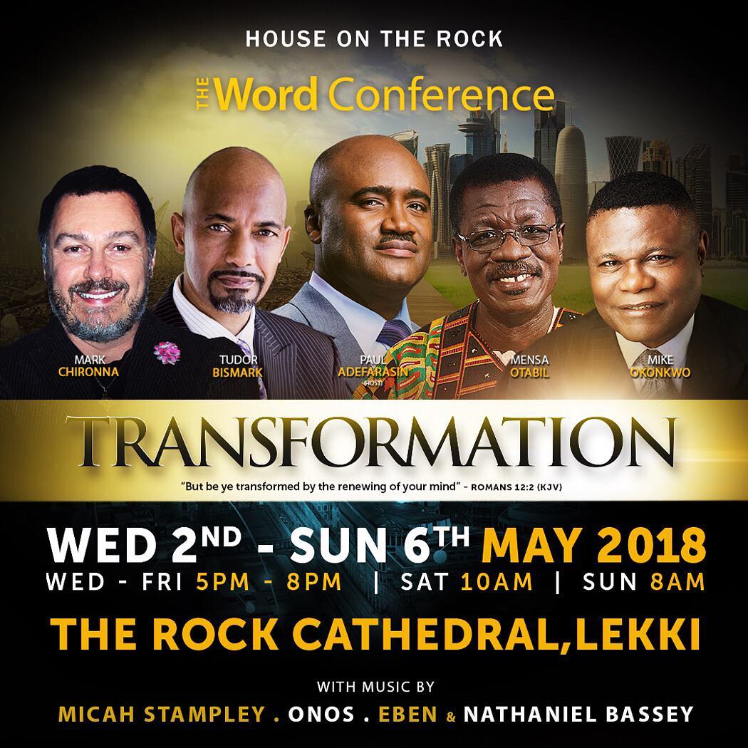 THE WORD CONFERENCE - TRANSFORMATION